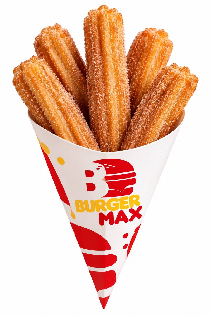 Cono de Churros Burger Max